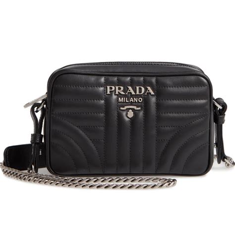 prada leather trimmed crossbody camera bag|Prada diagramme camera bag.